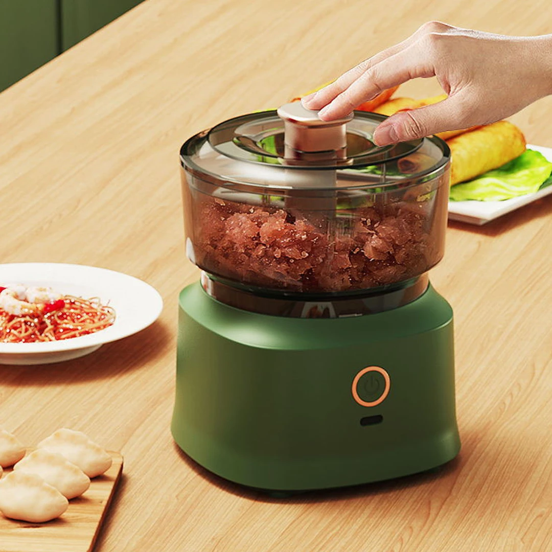 Baby Food Grinder Machine - Mini Meat Grinder Electric Garlic Masher