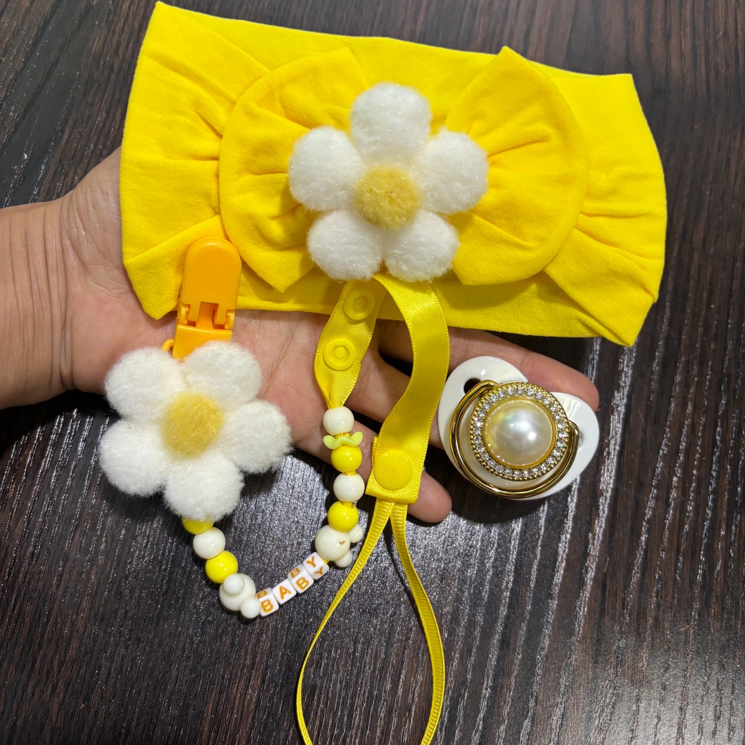 Baby Food Grade - Baby hairband Soft Simulated Nipple Infant