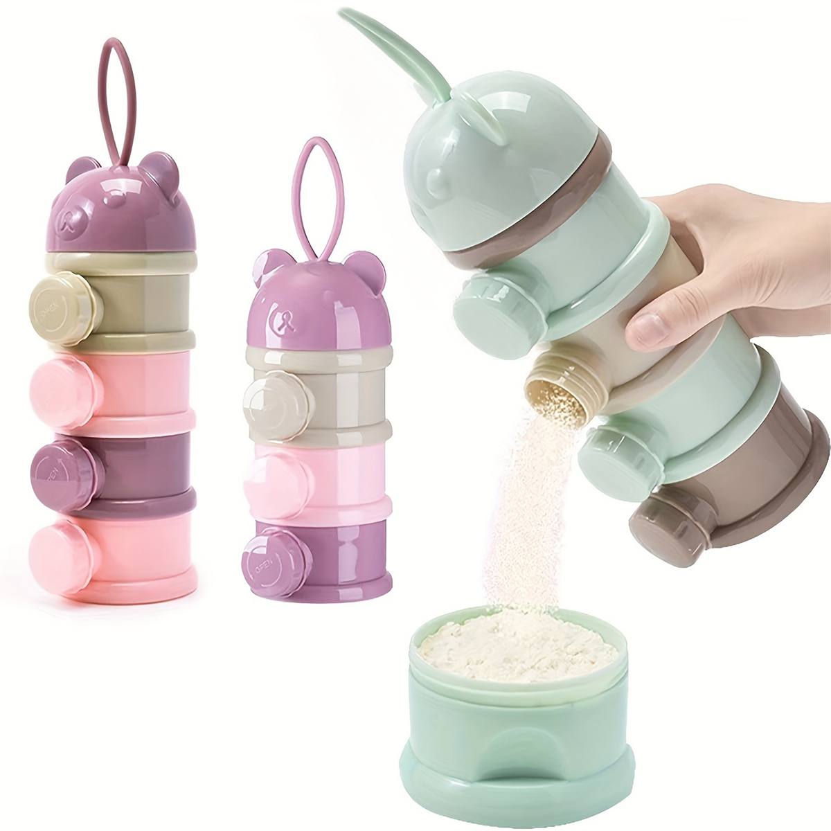 Puree Baby Food - Large Capacity Baby Milk Powder Container