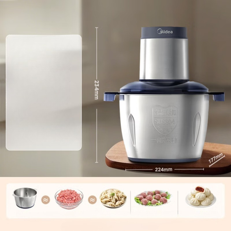 Baby Food Grinder Machine - Electric Meat Grinder, 300W Garlic Machine