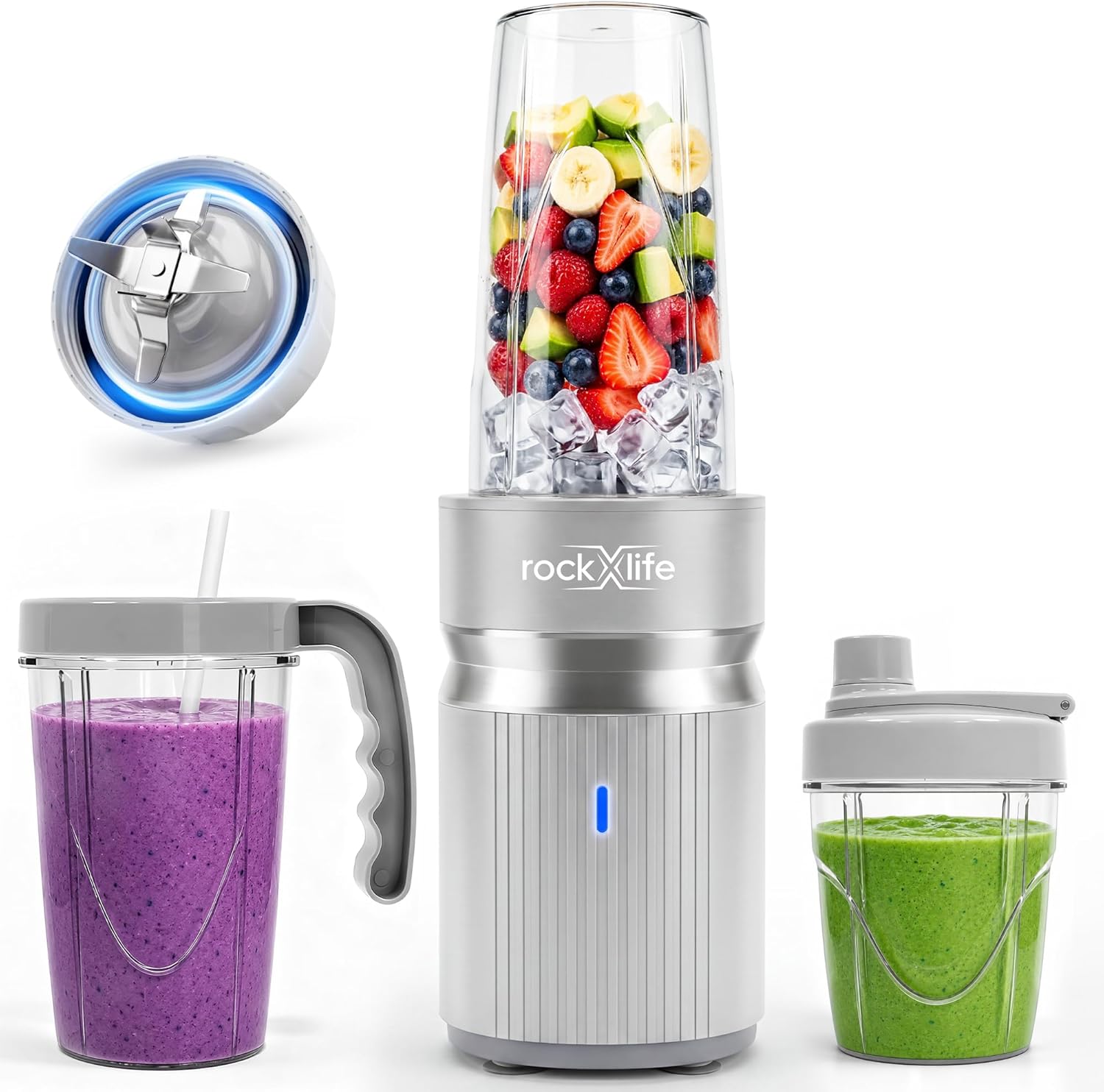 Baby Food With Protein - Versatile 1000W Portable Blender for Smoothies,