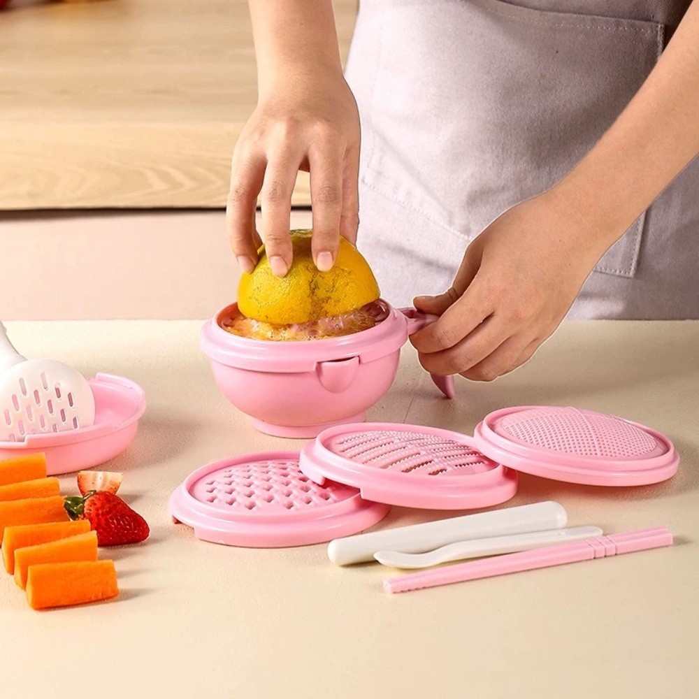 Baby Food Grinder - Solid color Baby Food Grinding Bowl