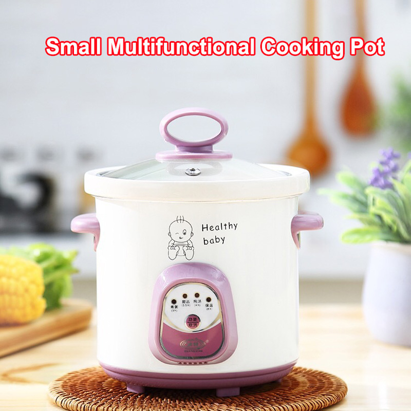 Baby Food Recipe Book - New 0.7L Ceramic Electric Cooker, Household