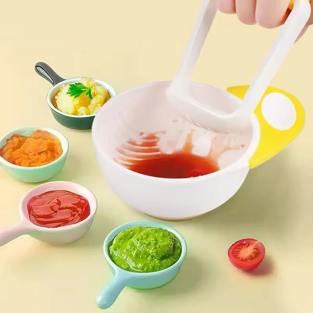 Baby Food Mill - Masher Bowl Mash and Serve 2pcs