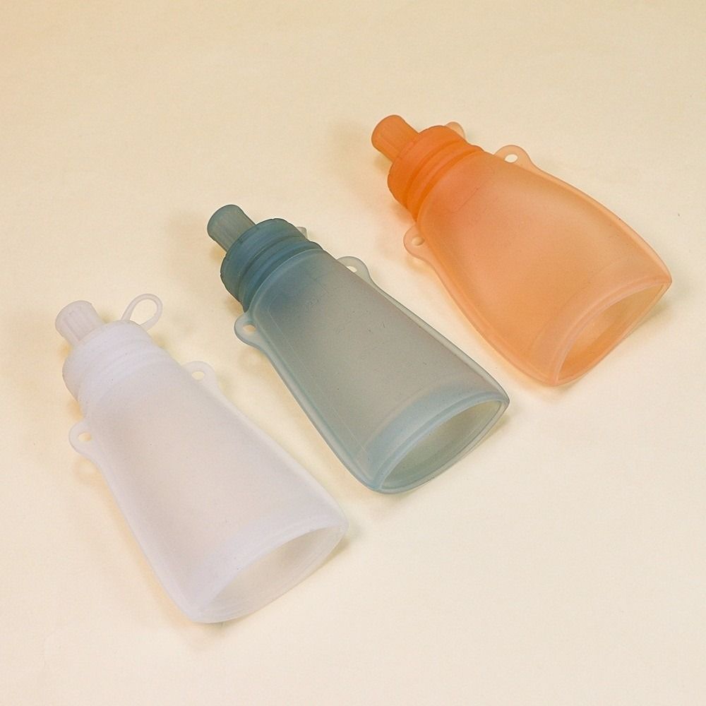 Baby Food Pouches Reusable - BPA Free Silicone Baby Food Pouch