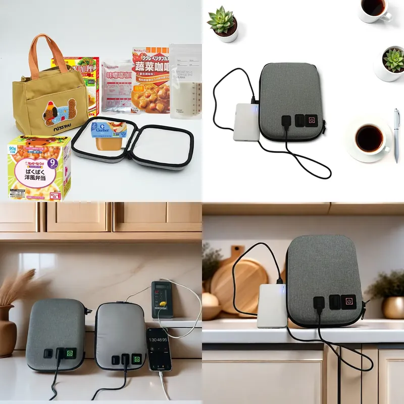 Baby Food Pouches Reusable - 【CHIMU HOME】 Portable USB-Powered Baby Food