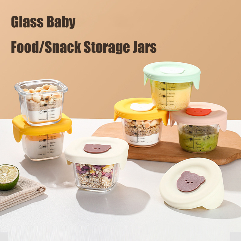 Baby Food Nestle - 180ml Glass Baby Food Storage Jars