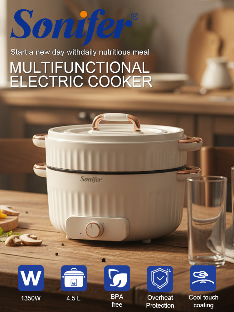 Baby Food Recipe Book - Sonifer Multi-Purpose Pot SF-1509 4.5L Large