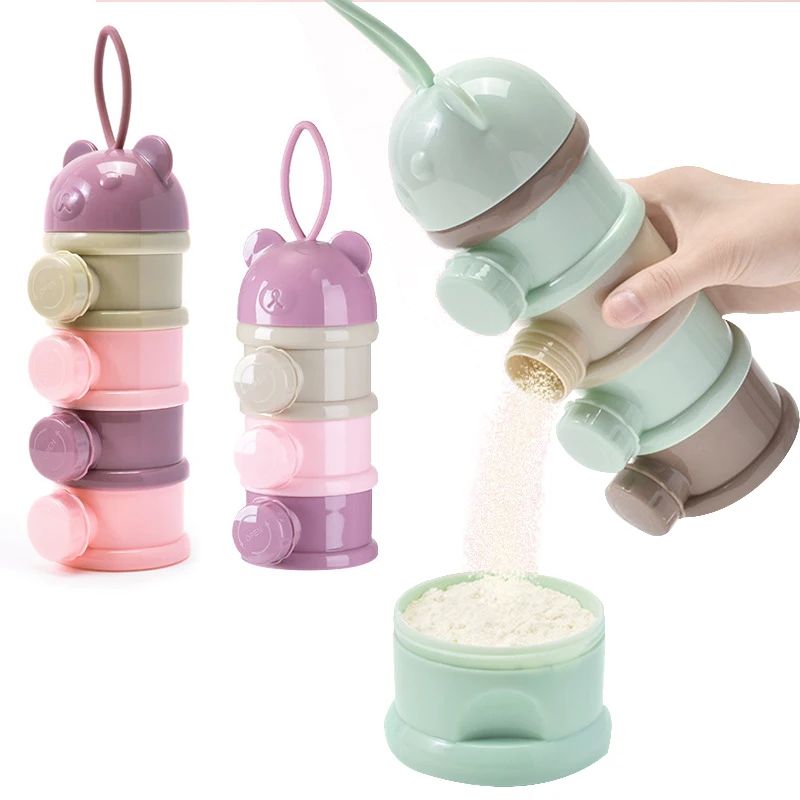 Puree Baby Food - 3/4Layer Baby Portable Baby Food Storag