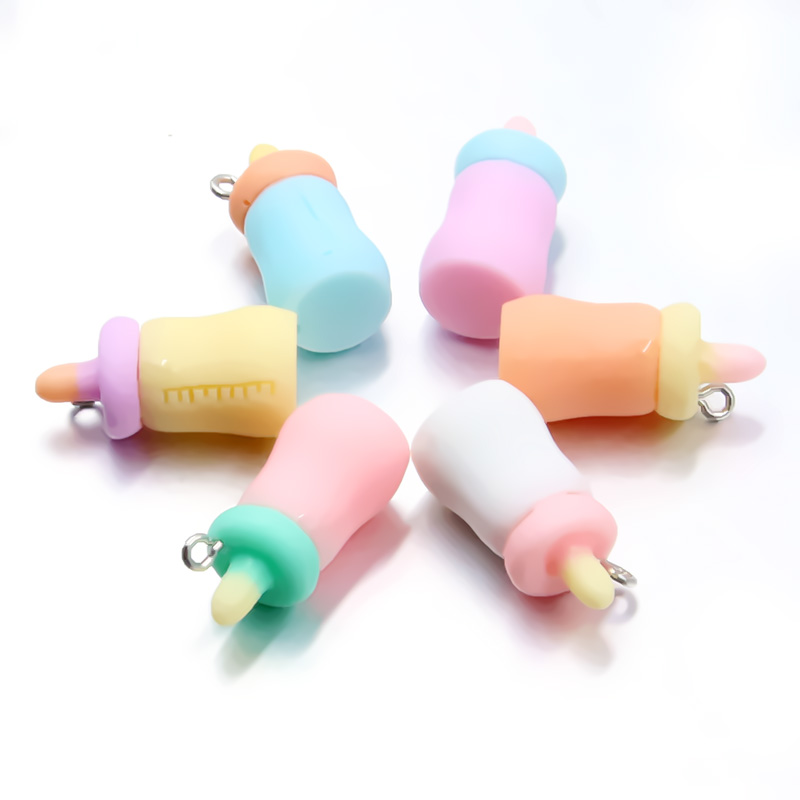 Baby Food Grinder - 10Pcs 12X26MM 6 Color Charms Baby