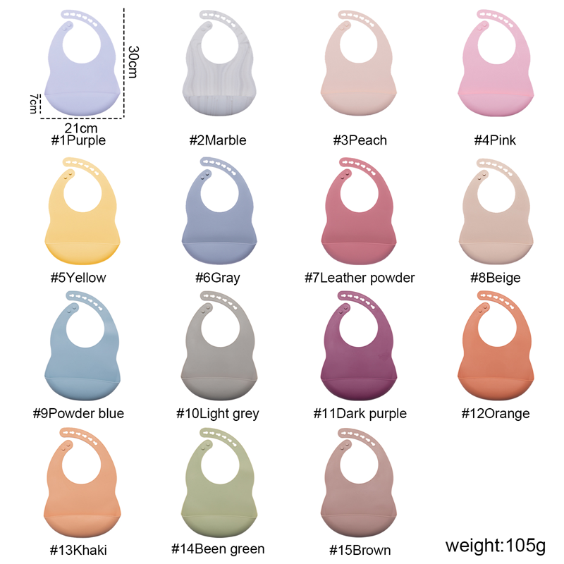 0-3 Years Baby Bib BPA Free Si - Baby Food Grade recension och pris