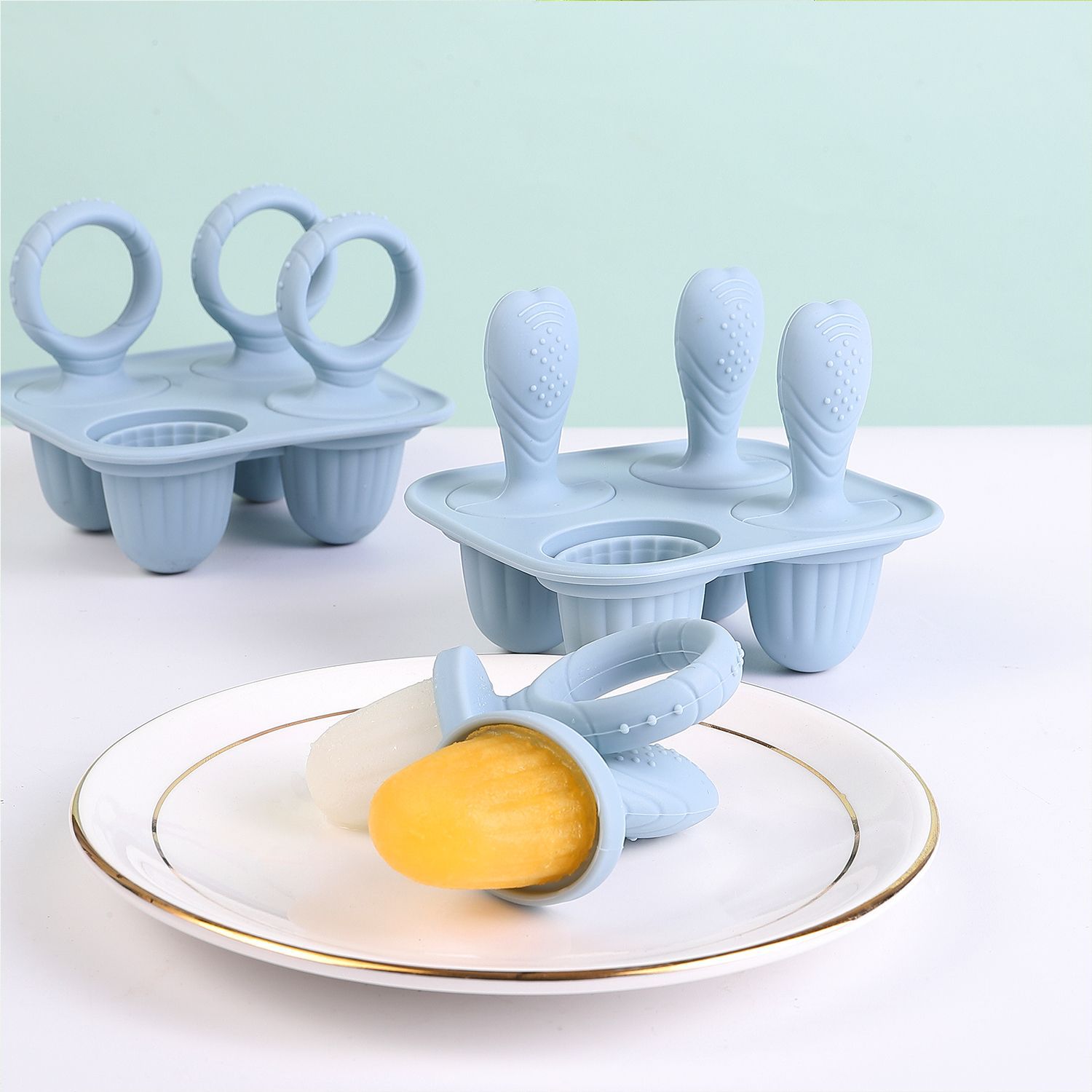 Baby Silicone Mold Set,Teethin - Baby Food Pouches Reusable recension och pris