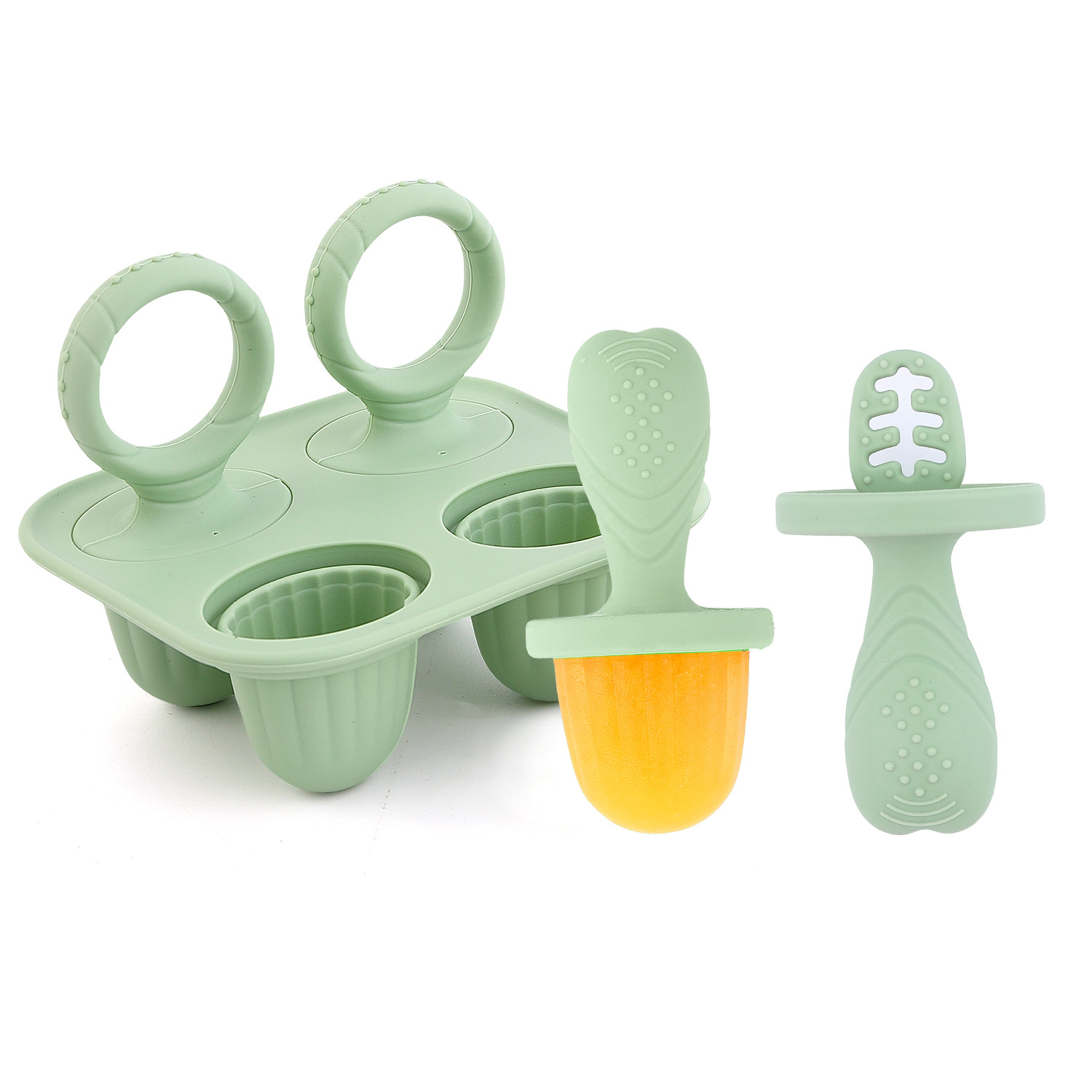Baby Silicone Mold Set,Teethin - Baby Food Pouches Reusable recension och pris
