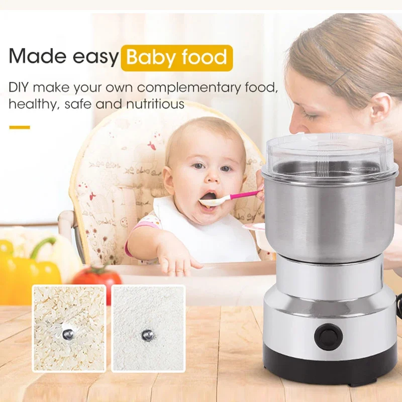 Mini Electric Grinder Househol - Baby Food Mill recension och pris