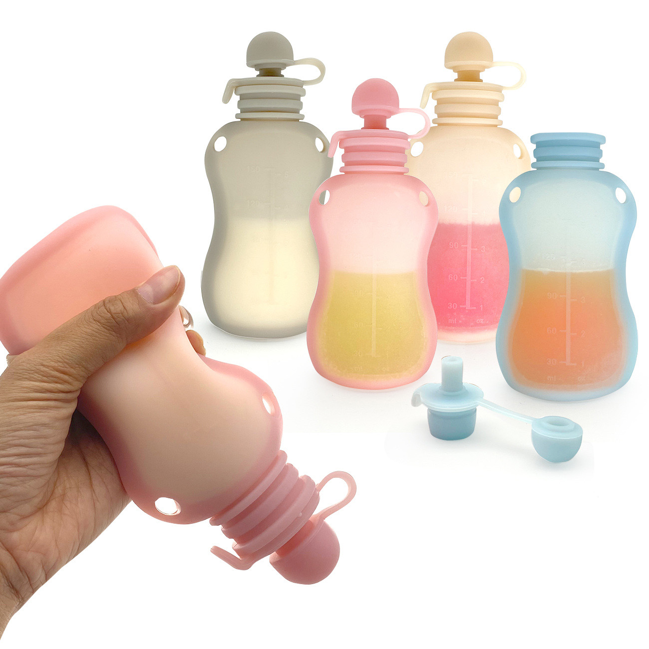 150ml Convenient Milk Storage  - Baby Food Pouches Reusable recension och pris