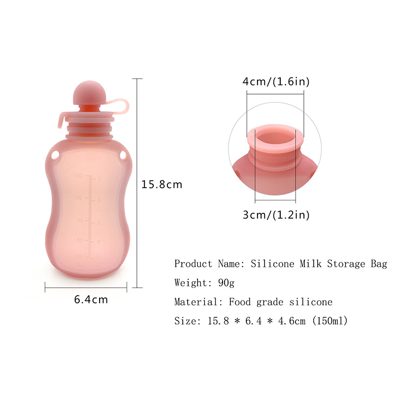 150ml Convenient Milk Storage  - Baby Food Pouches Reusable recension och pris