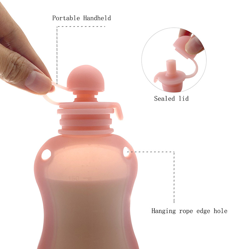 150ml Convenient Milk Storage  - Baby Food Pouches Reusable recension och pris