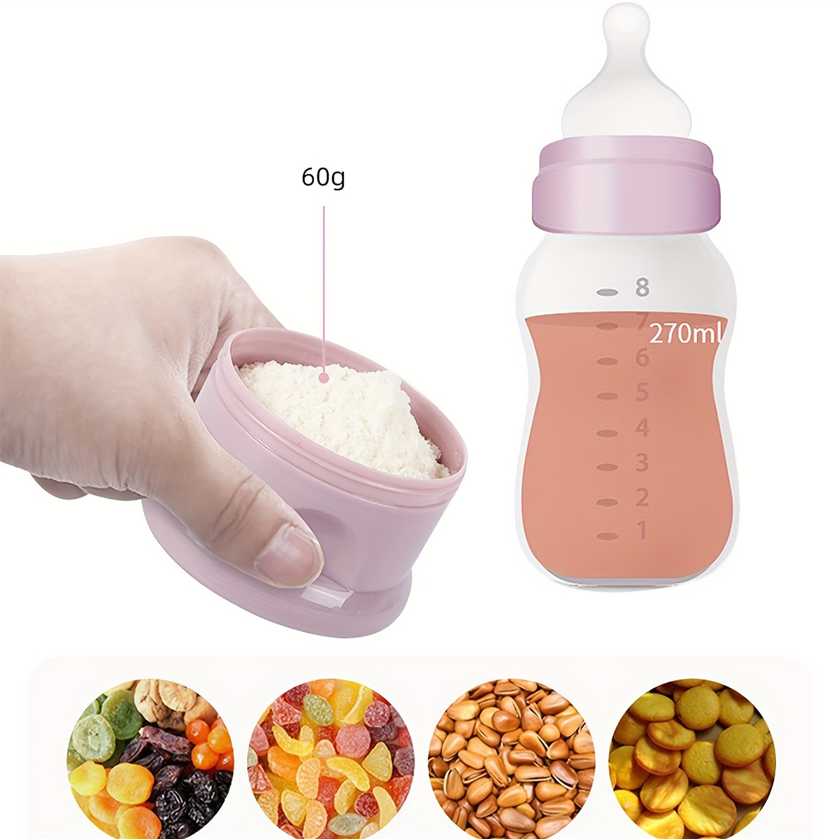 Large Capacity Baby Milk Powde - Puree Baby Food recension och pris