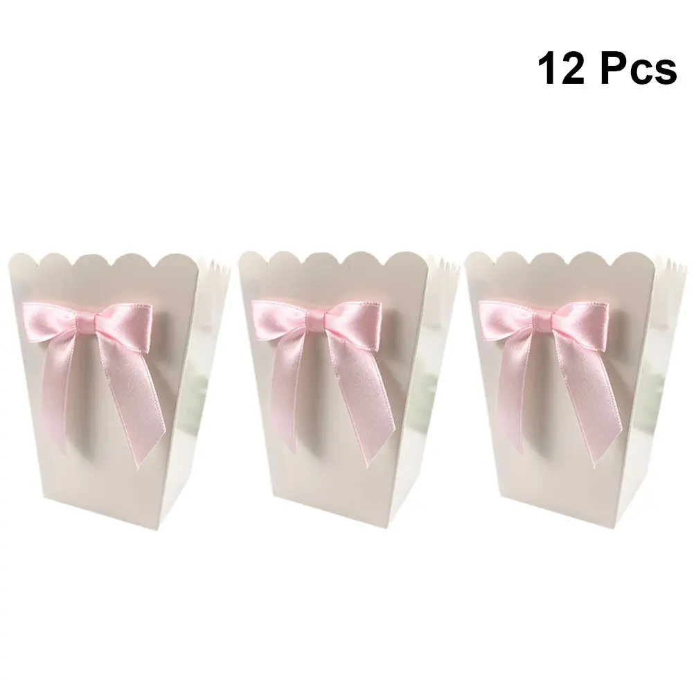 12pcs Pink Bow Popcorn Box Par - Baby Food Nestle recension och pris