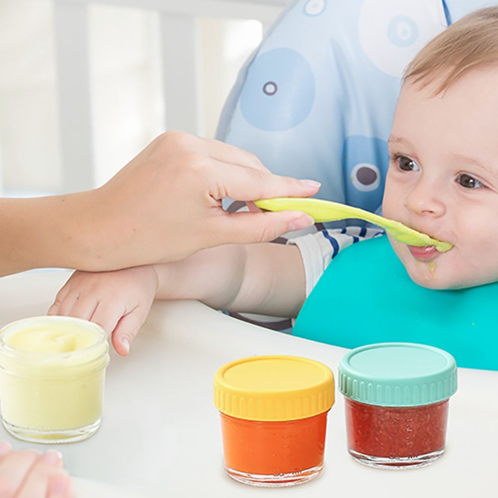 6pcs Glass Baby Food Jar Reusa - Baby Food Glass recension och pris