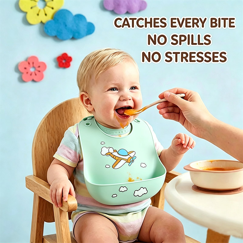 Silicone Baby Feeding Bib Wate - Easy Baby Food recension och pris