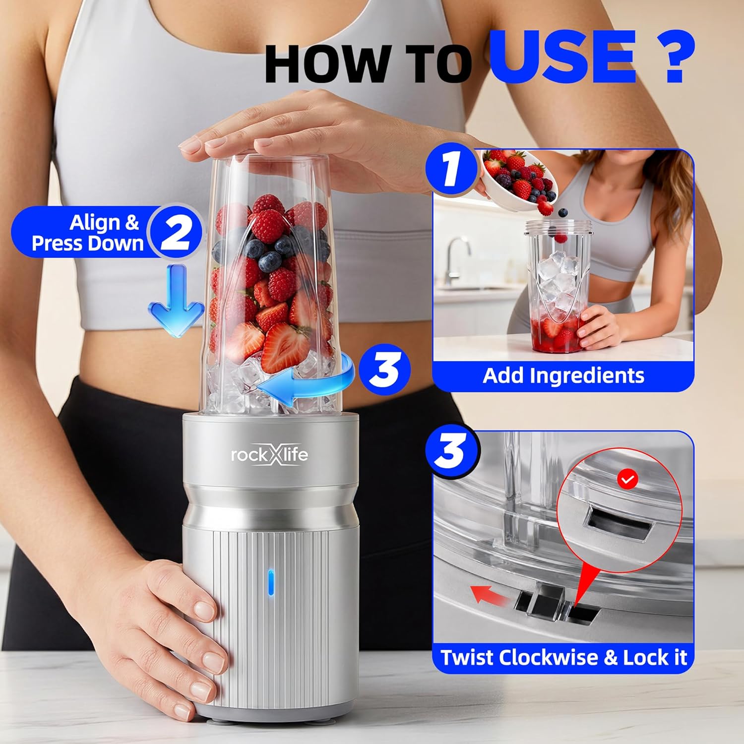 Versatile 1000W Portable Blend - Baby Food With Protein recension och pris