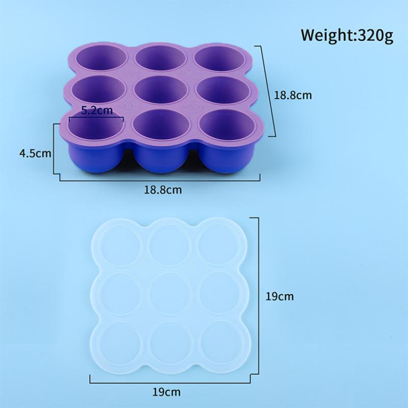 Baby Food Silicone Container 9 - Puree Baby Food recension och pris