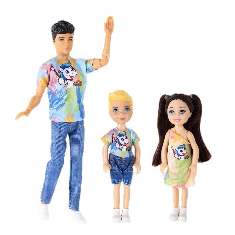 3 Person Family Set Father Dad - Baby Food Doll recension och pris