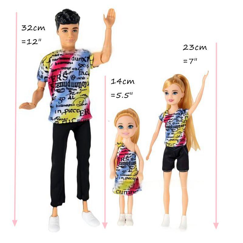 3 Person Family Set Father Dad - Baby Food Doll recension och pris