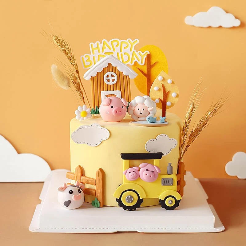 Happy Birthday Cake Topper Far - Baby Food Lamb recension och pris