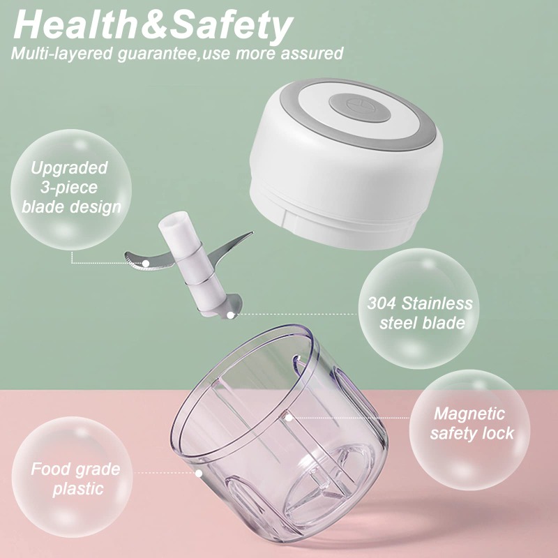 250ML Electric Garlic Grinder  - Baby Food Grinder Machine recension och pris