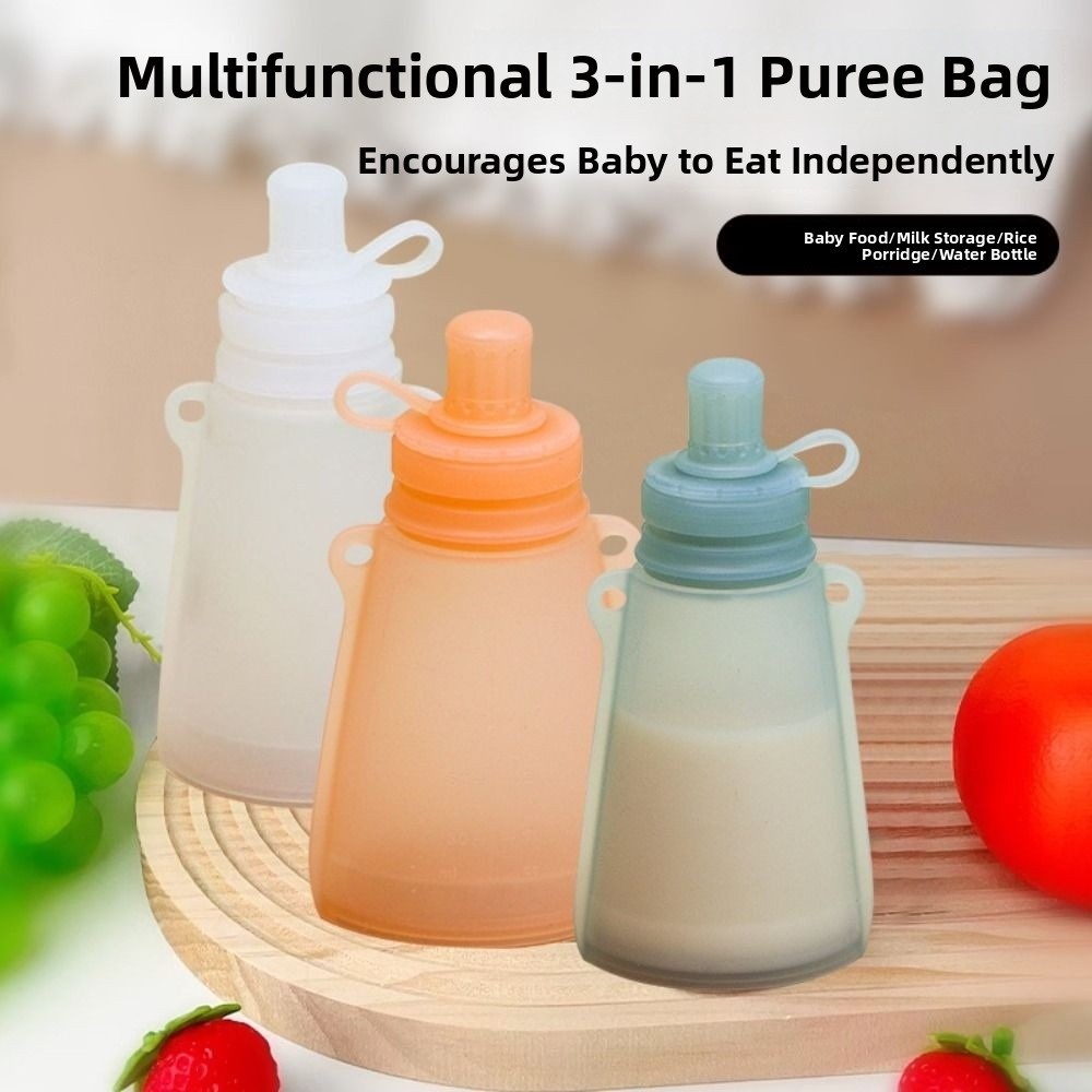BPA Free Silicone Baby Food Po - Baby Food Pouches Reusable recension och pris