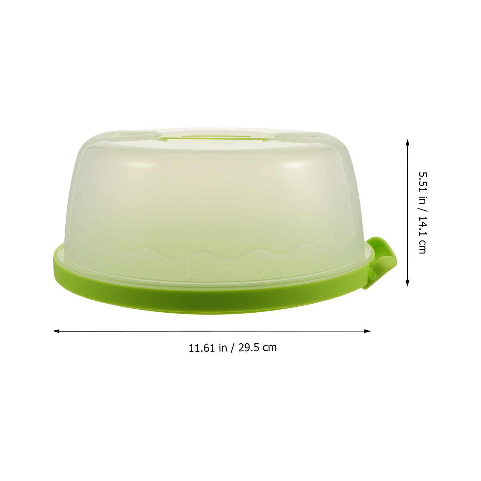 1Pcs 8 Inch Round Transparent  - Baby Food Grade recension och pris