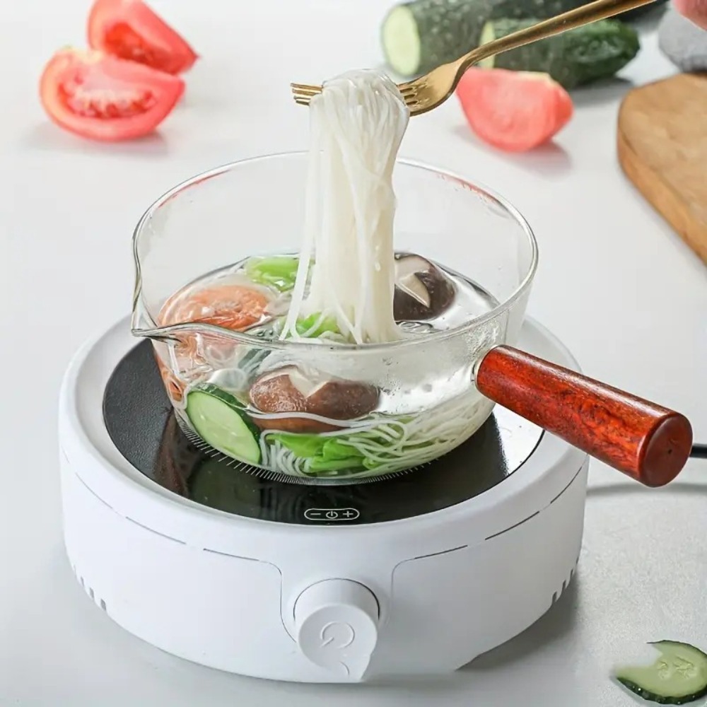 Fashion Wood Handle Glass Milk - Baby Food Glass recension och pris
