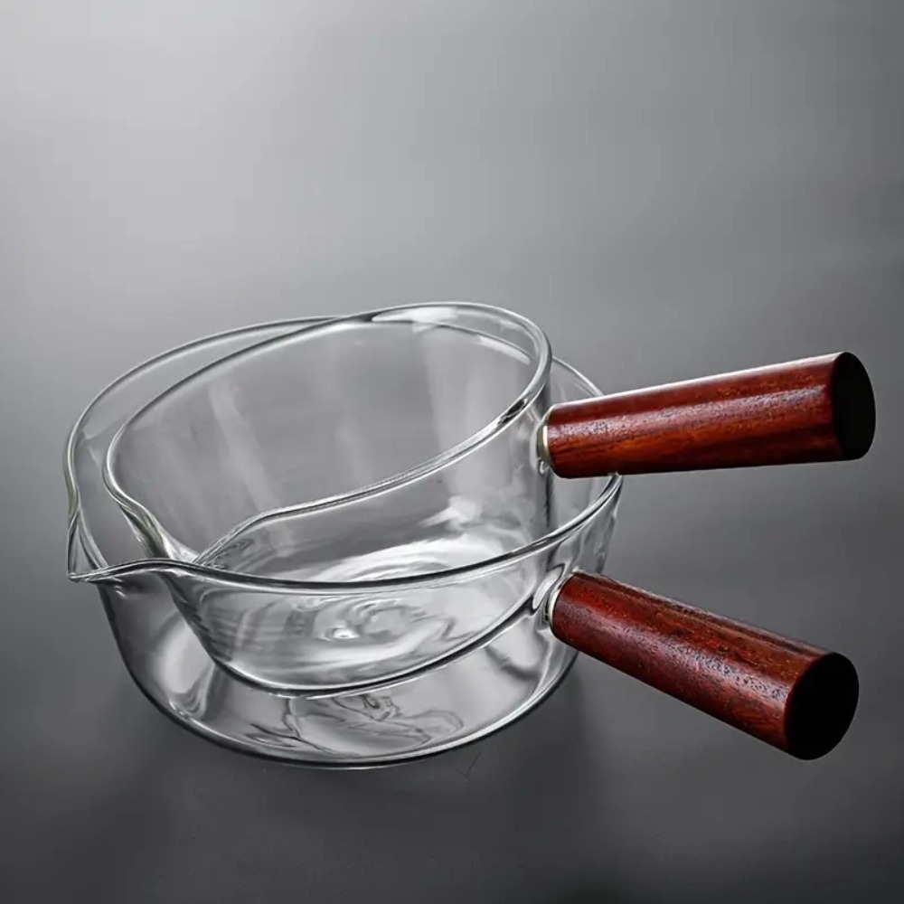 Fashion Wood Handle Glass Milk - Baby Food Glass recension och pris