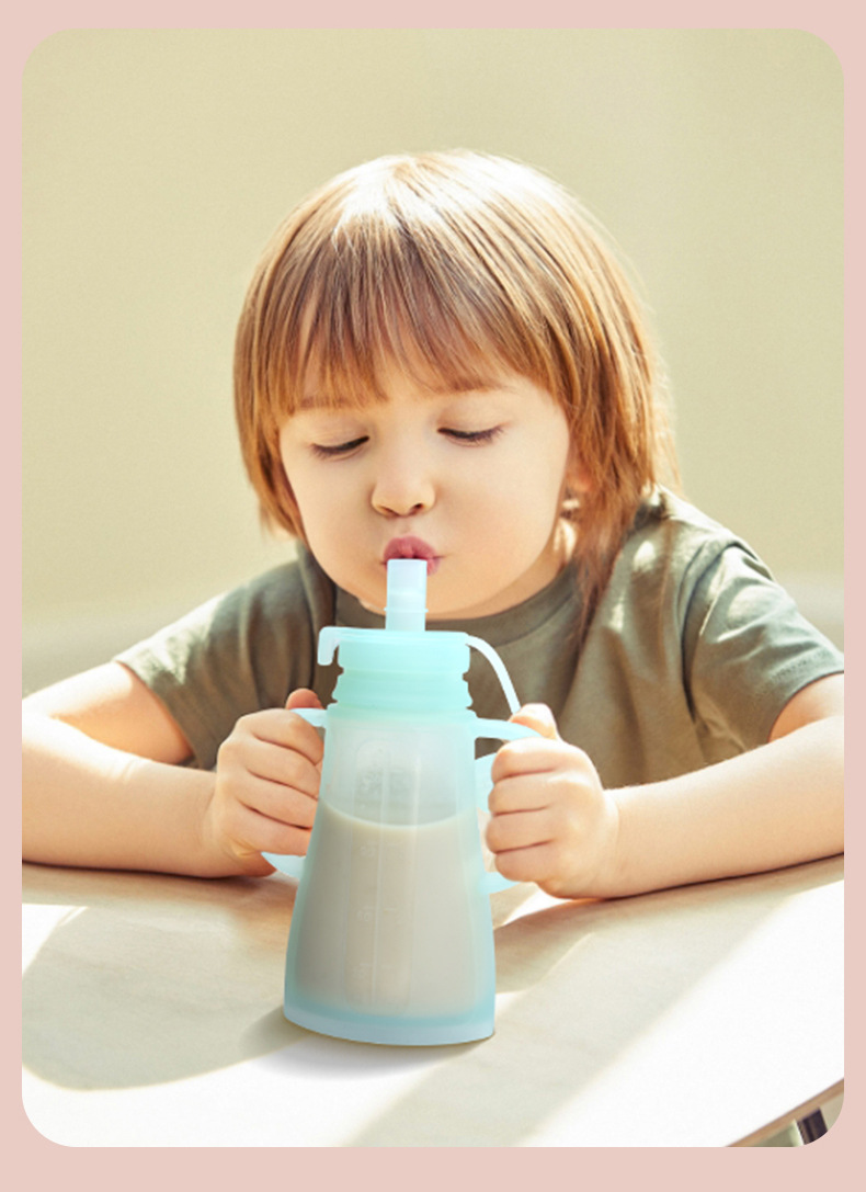 New Reusable Silicone Breast M - Baby Food Pouches Reusable recension och pris