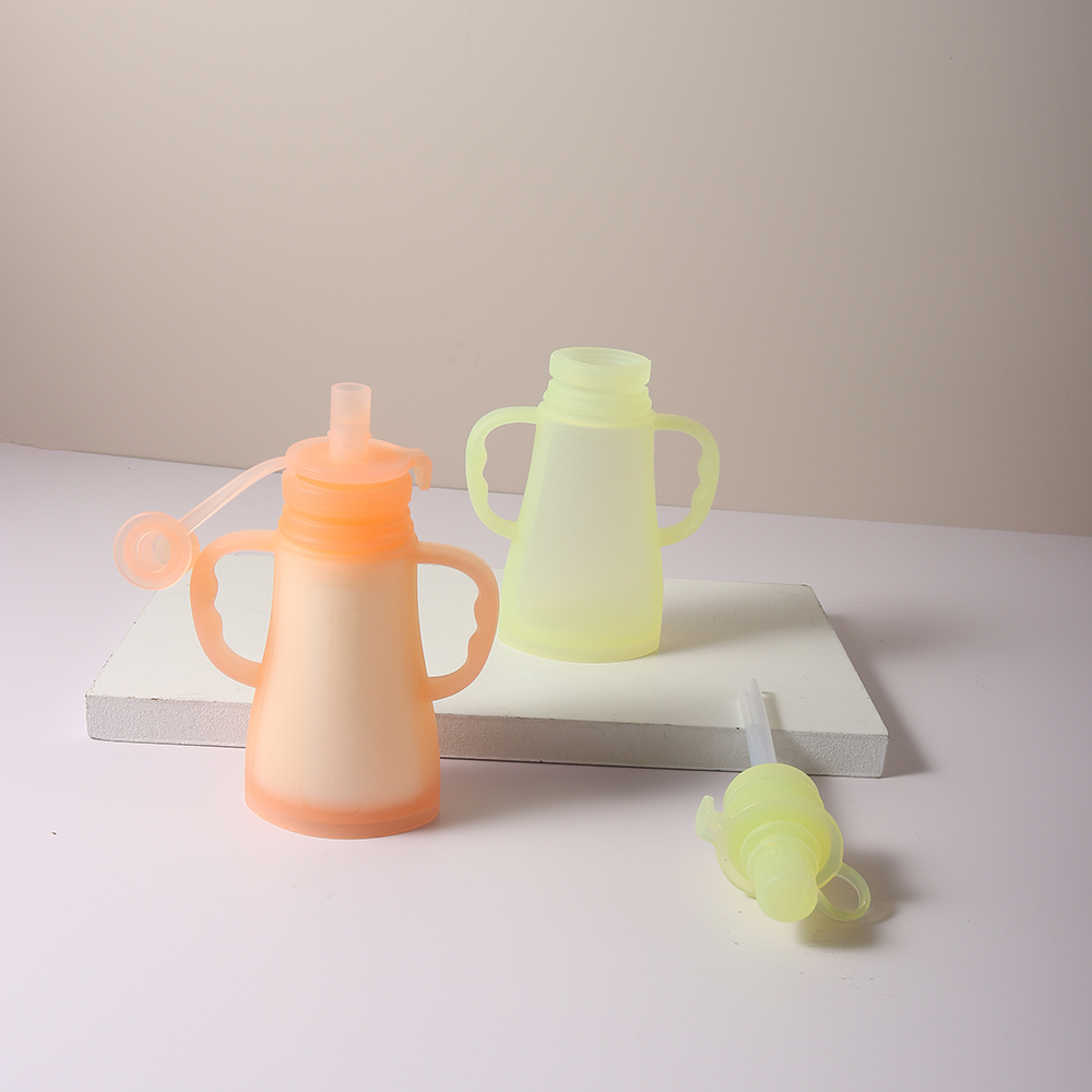 New Reusable Silicone Breast M - Baby Food Pouches Reusable recension och pris
