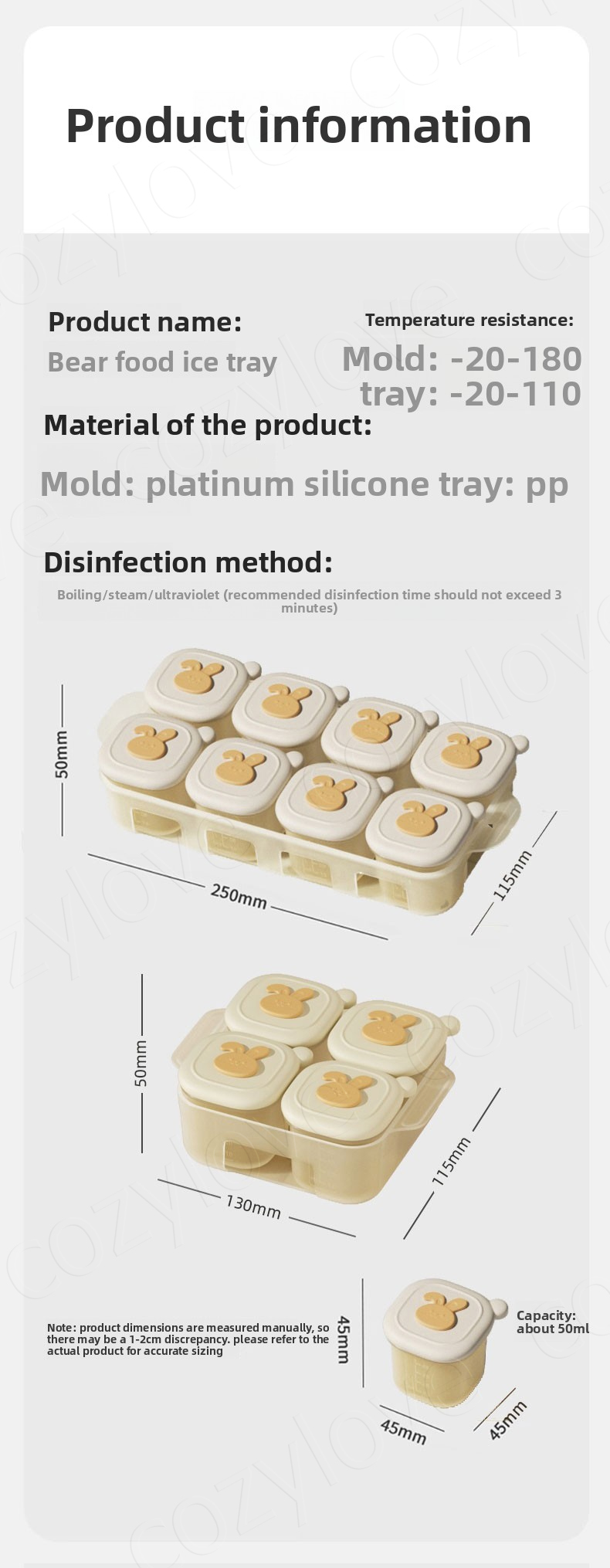 Portable Baby Food Freezer Tra - Baby Food Pouches Reusable recension och pris