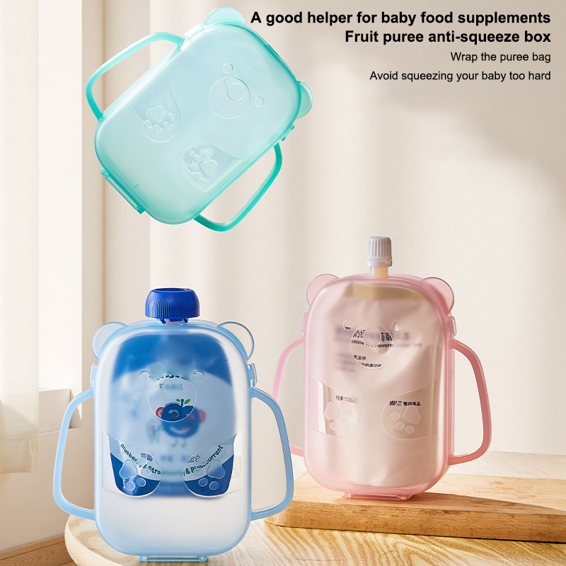 Food Pouch Holder Mess-Free Ba - Baby Food Pouches Reusable recension och pris