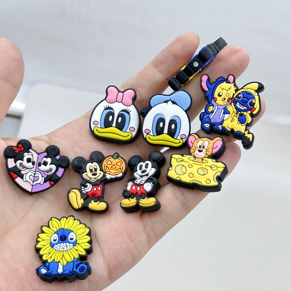 10PC DIY Cartoon Mini Silicone - Baby Food Grade recension och pris