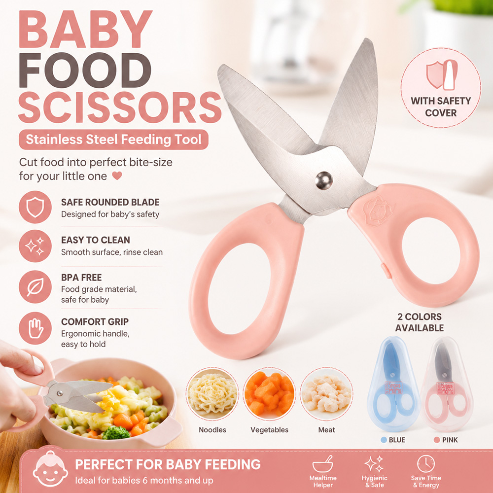 Baby Food Scissors Stainless S - Easy Baby Food recension och pris