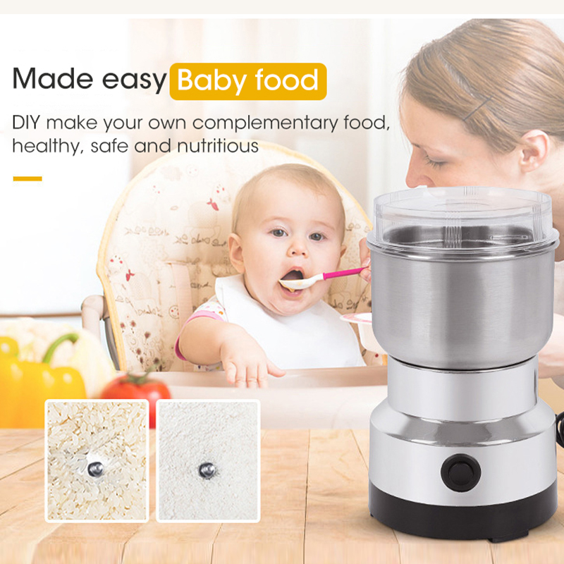 Mini Electric Grinder 4 Blades - Baby Food Mill recension och pris