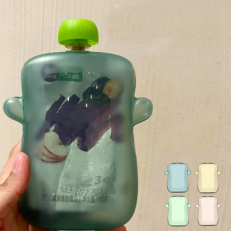 Self-Feeding Baby Food Pouch H - Baby Food Pouches Reusable recension och pris
